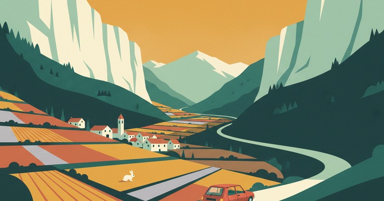 Affiche La Route Buissonnière : contourner Grenoble