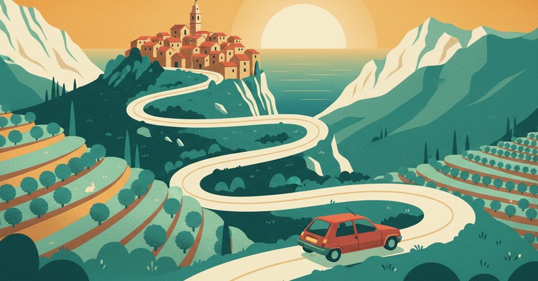 Affiche La Route Buissonnière : contourner Nice